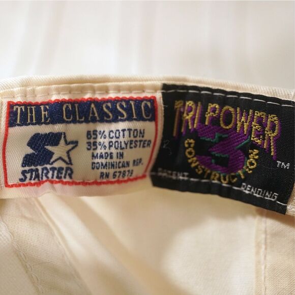 Vintage 90s White Sox Starter Tri Power Snapback Hat - Picture 9 of 10